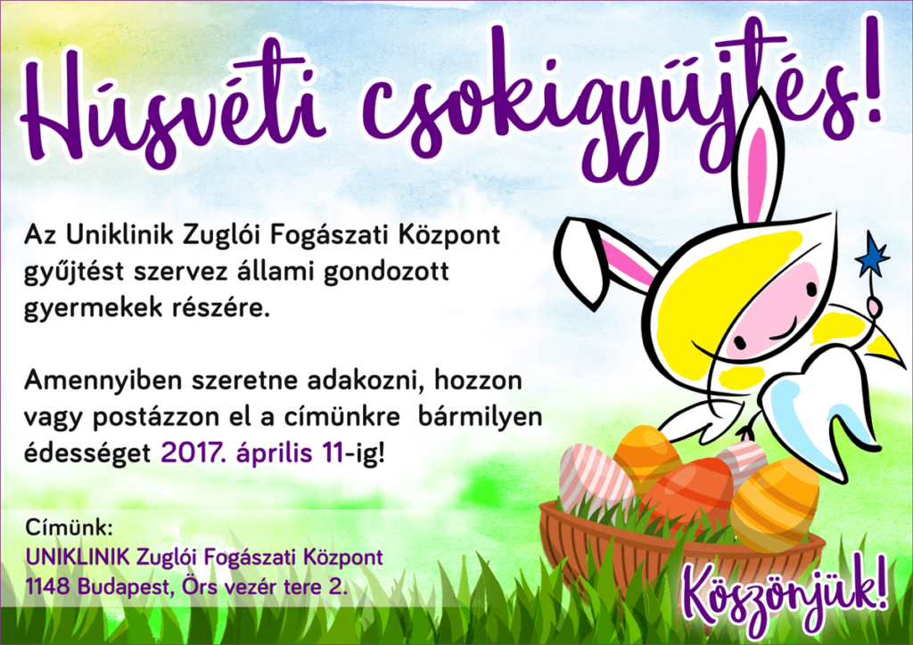  húsvéti csokigyűjtés rászoruló gyerekeknek