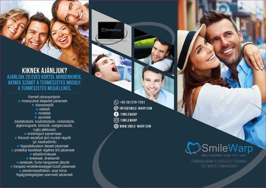  világújdonság: smilewarp, az eredeti mosoly megőrzéséért