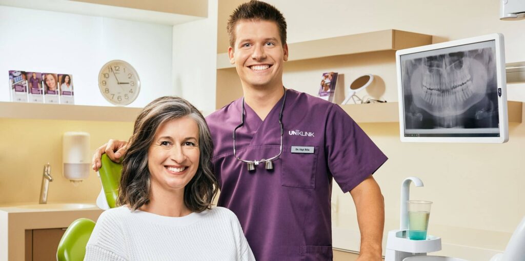 fogászati híd levétele és felrakása fogászati klinikánkon